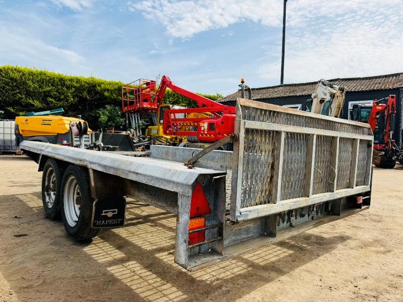 DOUBLE AXLE TILTING BED TRAILER*VIDEO*