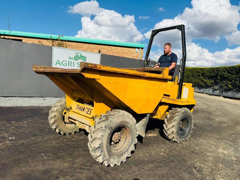 THWAITES 7000 STRAIGHT TIP DUMPER*C/W SAFETY FRAME*VIDEO*
