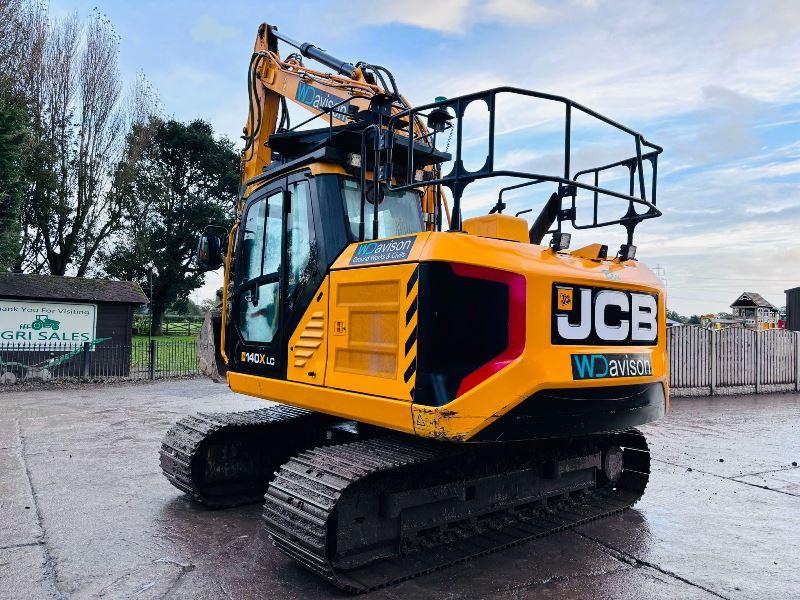 JCB 140XLC TRACKED EXCAVATOR *YEAR 2020, 3774 HOURS* C/W QUICK HITCH *VIDEO*