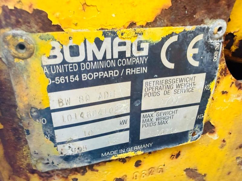 BW 80 ADH ROLLER*C/W SAFETY FRAME*VIDEO*