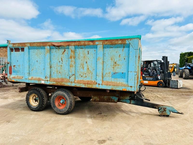KEN WOOTTON DOUBLE AXLE TIPPING TRAILER*VIDEO*