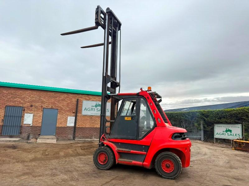 LINDE H70D FORKLIFT*C/W FORK POSITIONER*VIDEO*