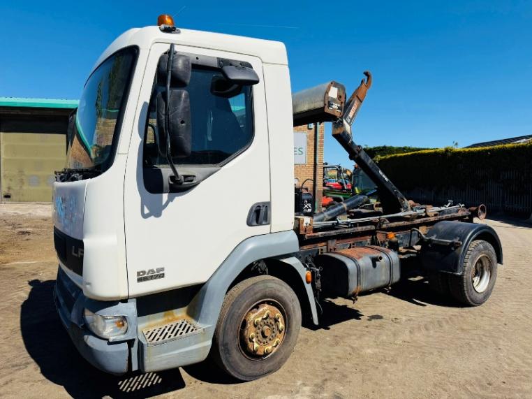 DAF LF45.170 HOOK LOADER LORRY*C/W MULTILIFT XR HOOKLOADER*VIDEO*