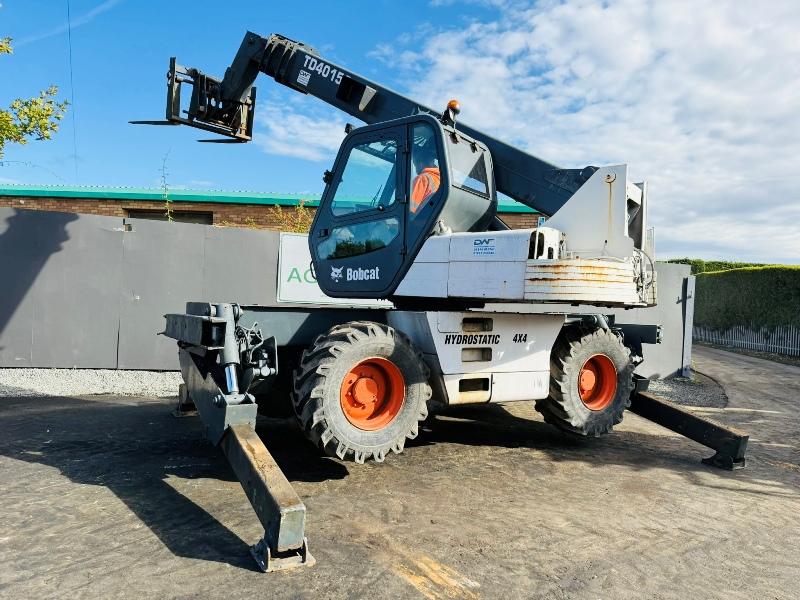 BOBCAT TD40150 ROTO TELEHANDLER*C/W PALLET TINES*VIDEO*
