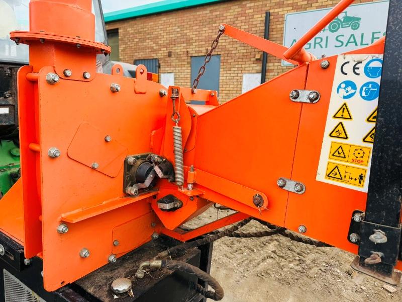 MDL POWER UP MOUNTED PTO DRIVEN WOOD CHIPPER*YEAR 2017*VIDEO*