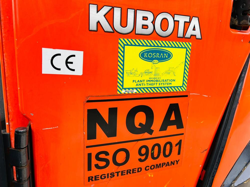 KUBOTA KX080-3 TRACKED EXCAVATOR C/W HYDRAULIC ROTATING SELECTOR GRAB 