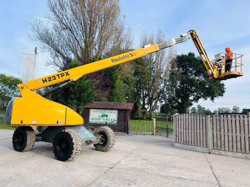 HAULOTTE H23TPX AIREL PLATFORM *23 METER REACH, YEAR 2013, 3440 HOURS*VIDEO*