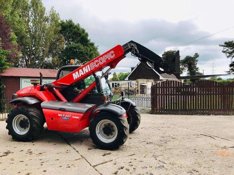 MANITOU MLT 627 TURBO TELEHANDLER * AGSPEC * C/W PUH