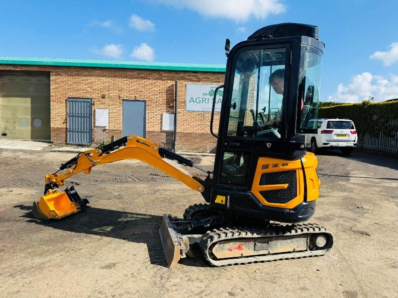 AUGER NM-E18 MINI EXCAVATOR*ONLY 56 HOURS*C/W KUBOTA ENGINE*YEAR 2025*VIDEO*