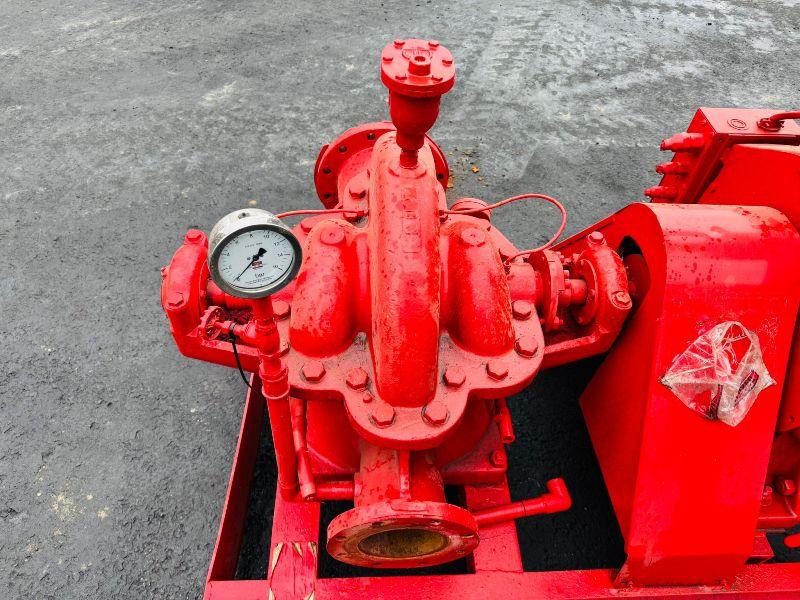 CUMMINGS N-855-F 6 INCH WATER PUMP *C/W 6 CYLINDER ENGINE*VIDEO*