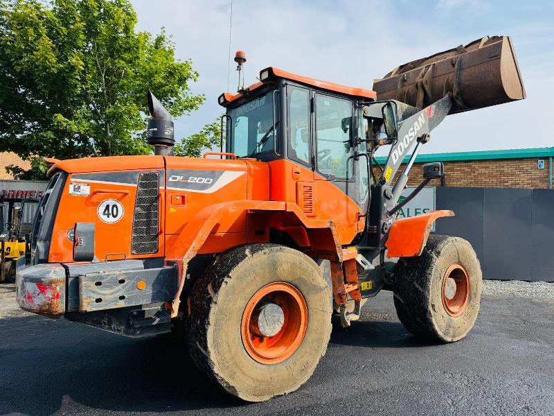 DOOSAN DL200-5 LOADING SHOVEL*C/W BUCKET*YEAR 2019*VIDEO*