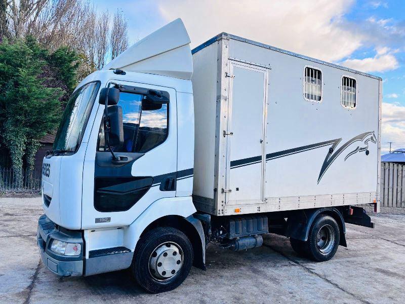 RENAULT 150DCI HORSE BOX *MOT'D TILL NOVEMBER 2024* C/W MANUAL GEAR BOX *VIDEO*