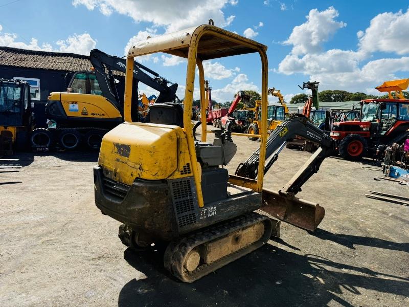 VOLVO EC15B RUBBER TRACKED MINI EXCAVATOR*C/W BUCKET*VIDEO*