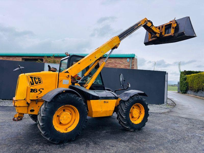JCB 526S TURBO TELEHANDLER *C/W BUCKET*VIDEO*