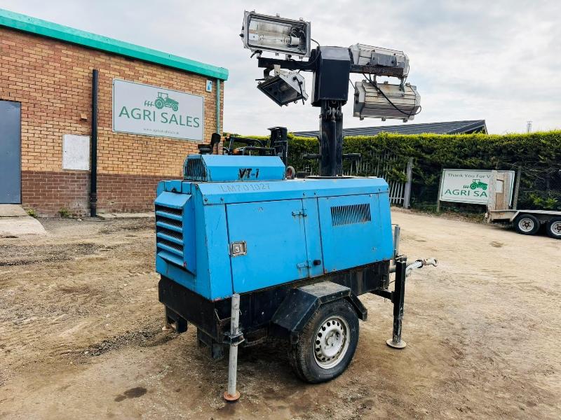 VT1 LIGHTING TOWER *C/W 3 CYLINDER KUBOTA ENGINE*