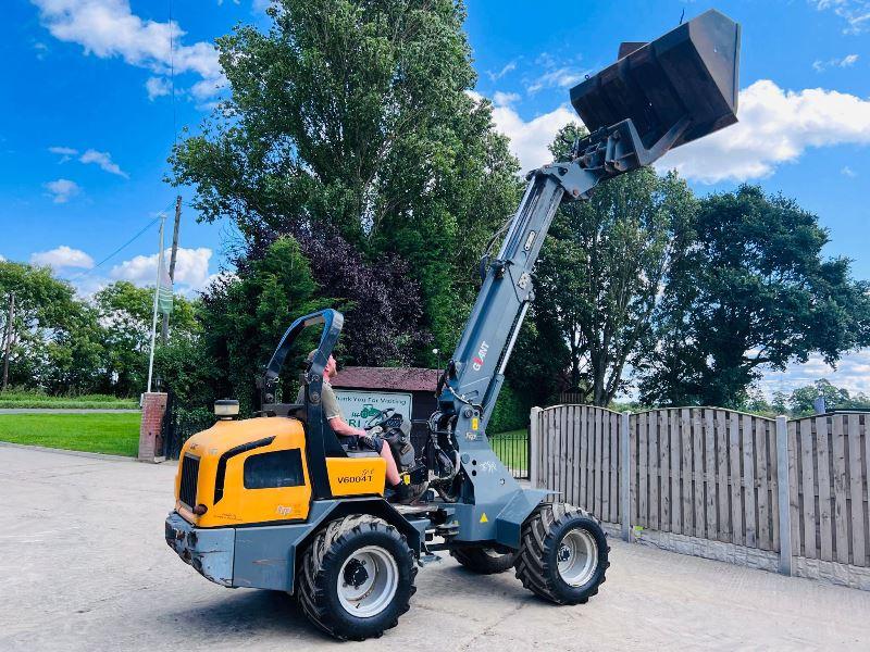 GIANT V6004 4WD TELEHANDLER *YEAR 2012, ONLY 1025 HOURS* C/W BUCKET*VIDEO*