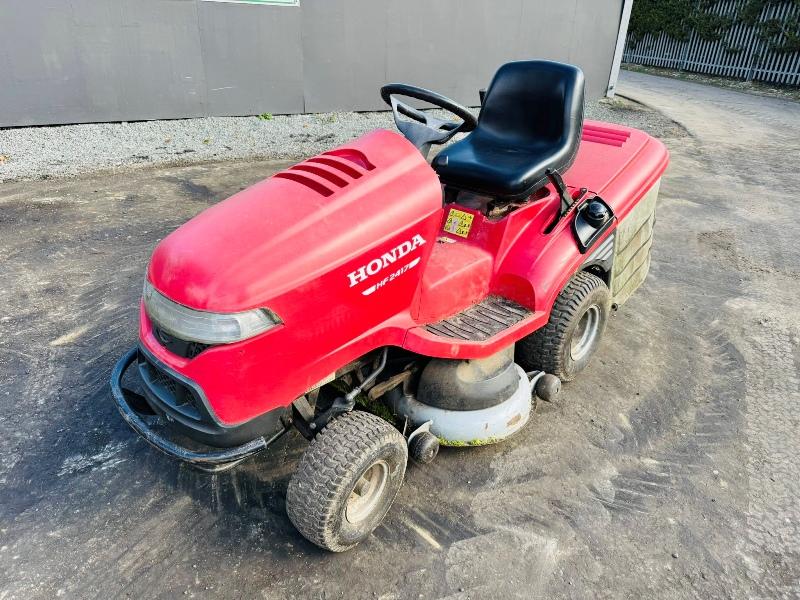 HONDA HF2417 RIDE ON LAWNMOWER*YEAR 2014*C/W HONDA ENGINE*VIDEO*