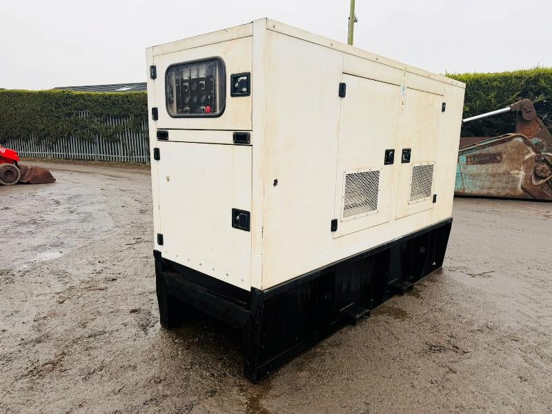 F G WILSON XD80P1 80KVA DIESEL GENERATOR*YEAR 2017*VIDEO*