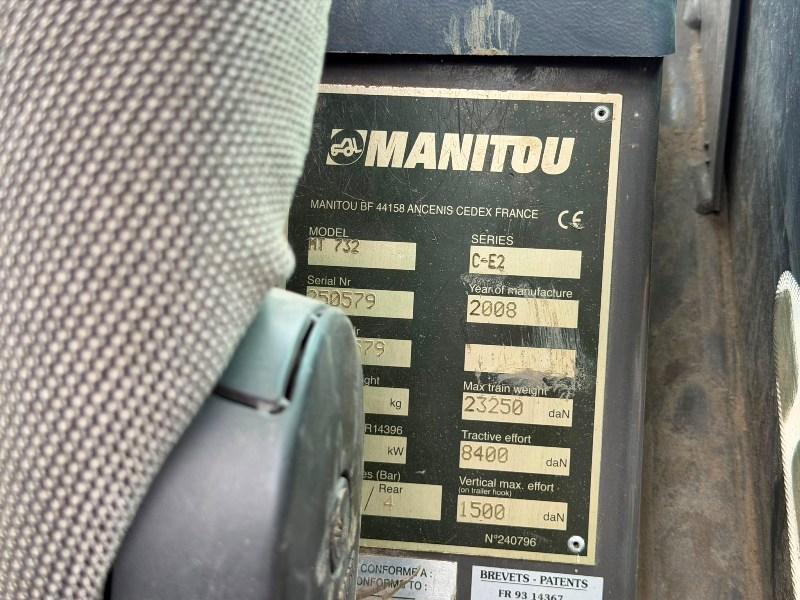 MANITOU MT732 TELEHANDLER*C/W BUCKET AND TINES*VIDEO*