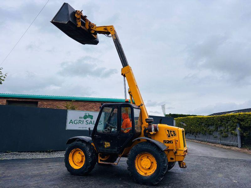 JCB 526S TURBO TELEHANDLER *C/W BUCKET*VIDEO*