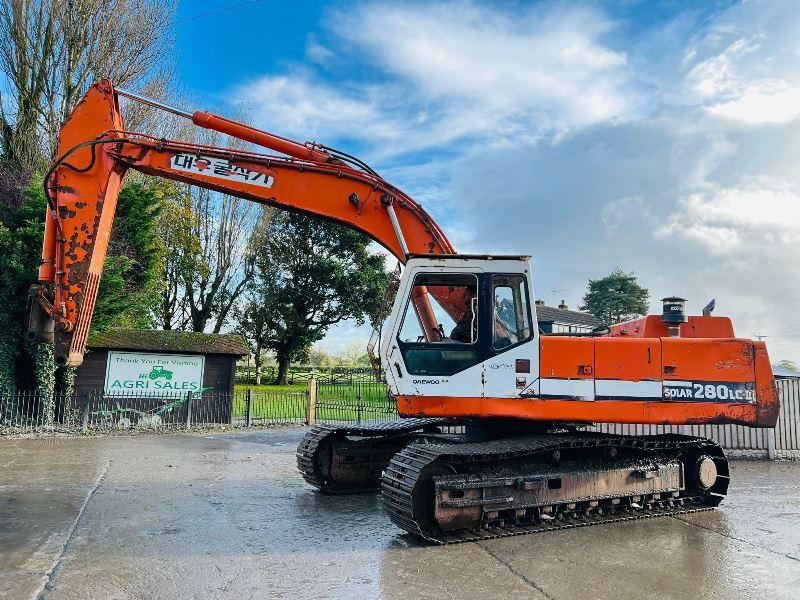 DAEWOO SL280LC-III EXCAVATOR C/W DAEWOO ENGINE *VIDEO*