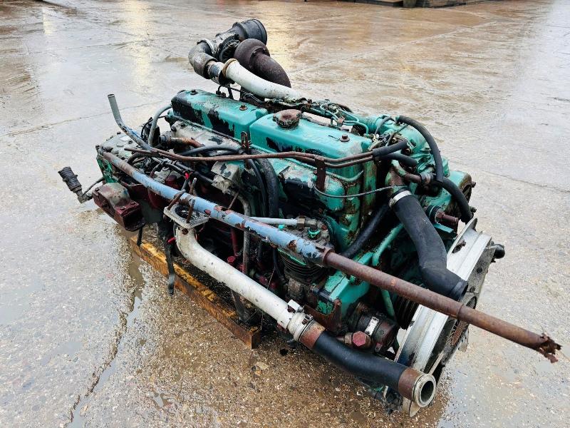 VOLVO TURBO 6 CYLINDER ENGINE & GEAR BOX *VIDEO*