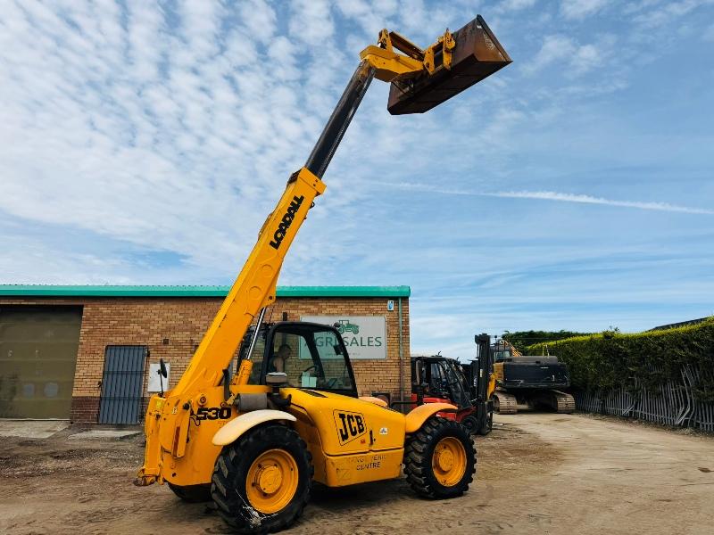 JCB 530-70 TELEHANDLER*C/W BUCKET*AG SPEC*VIDEO*