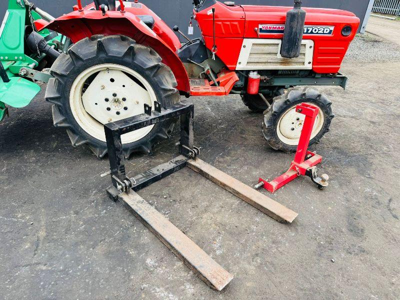 YANMAR YM1702D COMPACT TRACTOR*C/W ROTOVATOR*VIDEO*