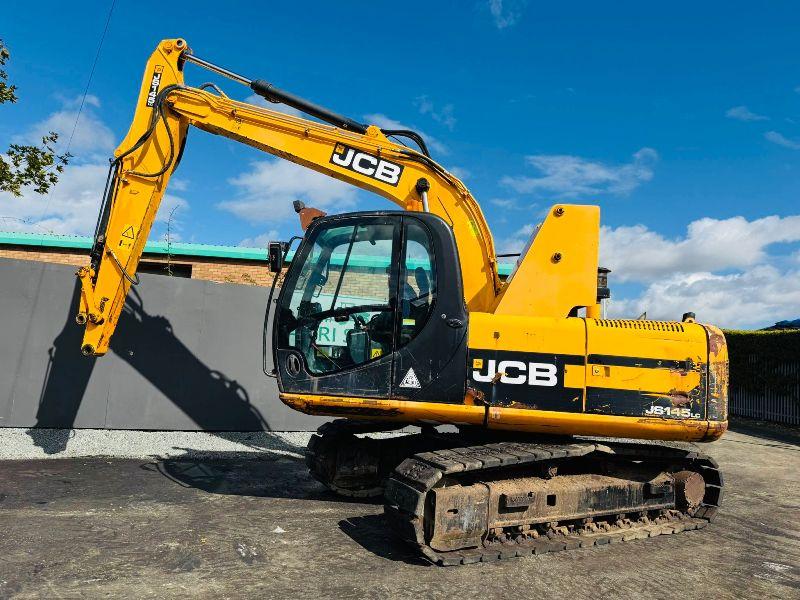 JCB JS145 HRC EXCAVATOR*RUBBER BLOCK PADS*YEAR 2011*VIDEO*