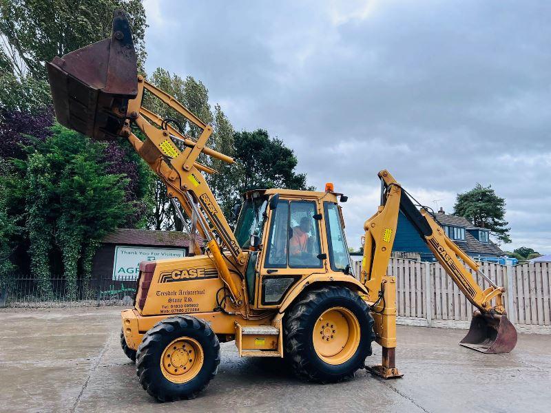CASE 580SK 4WD BACKHOE DIGGER C/W EXTENDING DIG & 2 X BUCKETS *VIDEO*