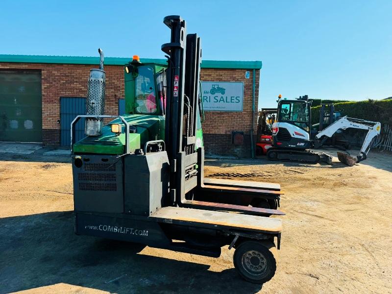 COMBILIFT C4000 DIESEL TRUCK MOUNTED FORKLIFT*C/W FORK POSITIONER*VIDEO*