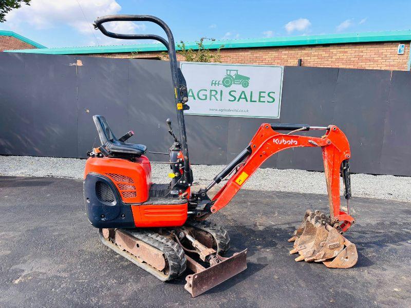 KUBOTA K008-3 TRACKED EXCAVATOR*C/W SELECTION OF BUCKETS*VIDEO*
