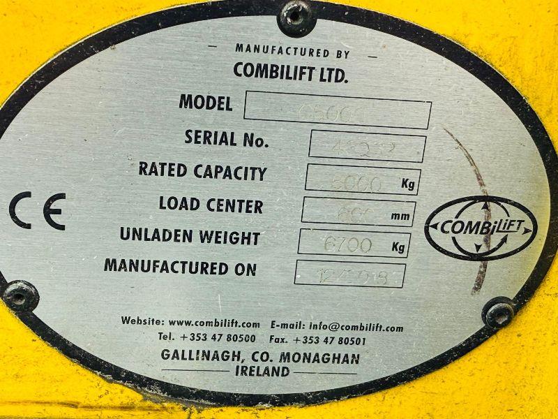 COMBILIFT C5000 DIESEL TRUCK MOUNTED FORKLIFT*YEAR 2018*VIDEO*