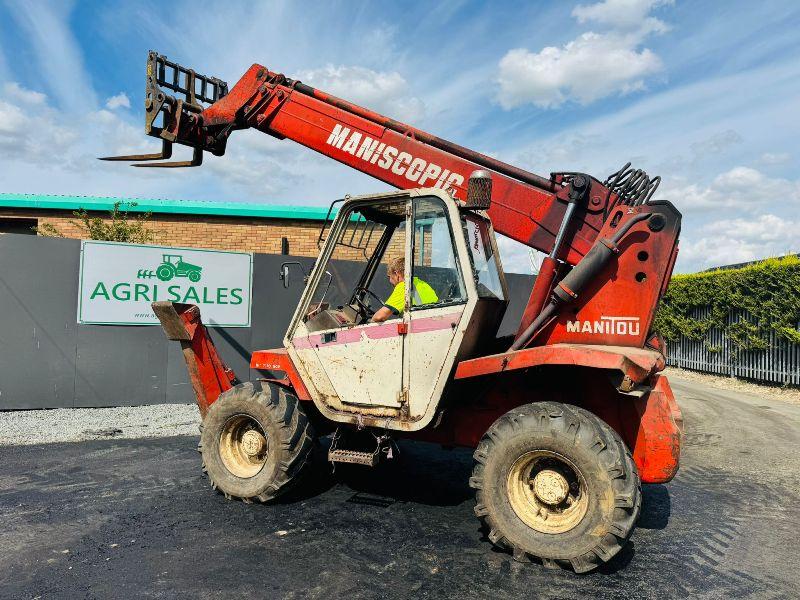 MANITOU MT1230 SCP TELEHANDLER*C/W JACK LEGS AND PALLEET TINES*VIDEO*