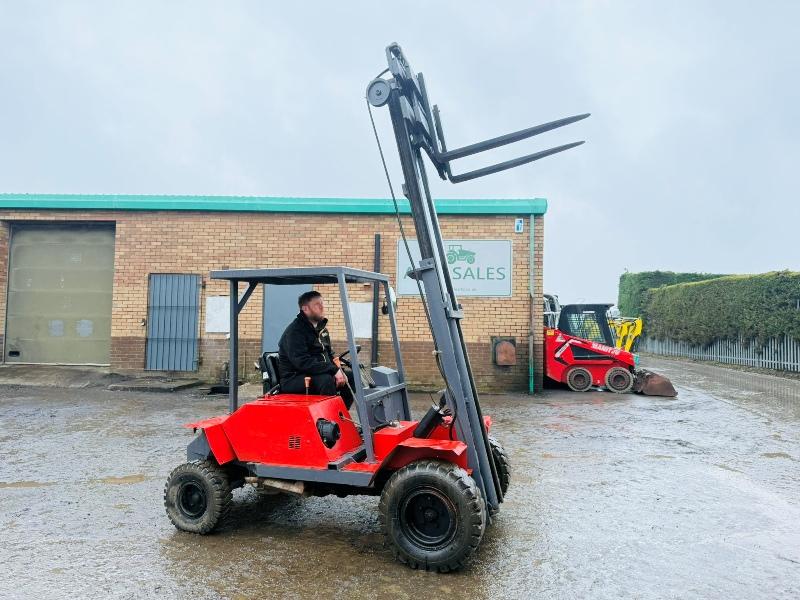 AUSA CE-11 ROUGH TERRAIN FORKLIFT*C/W SIDESHIFT*VIDEO*