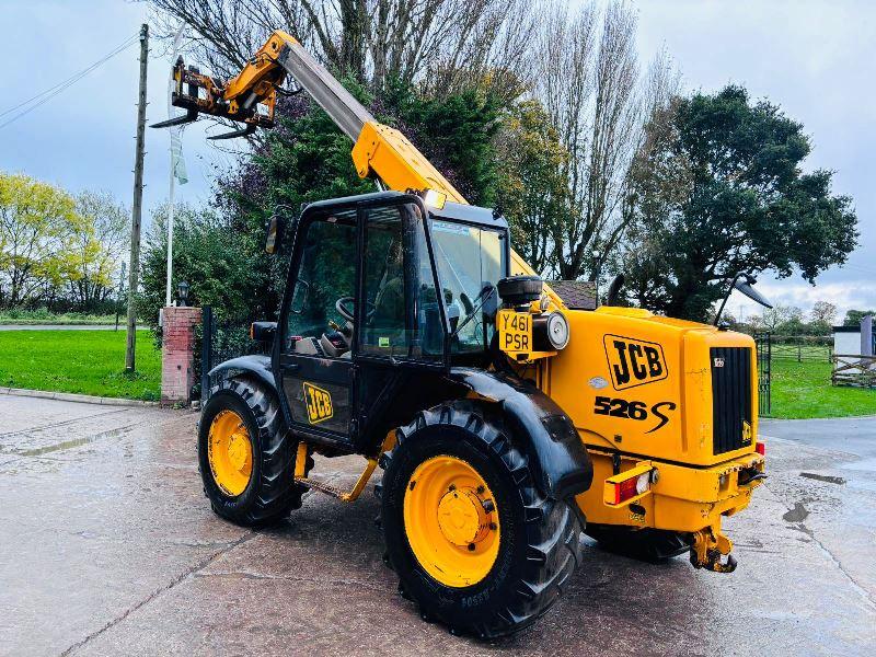 JCB 526S 4WD TELEHANDLER *AG-SPEC* C/W JOYSTICK CONTROL & PALLET TINES *VIDEO*