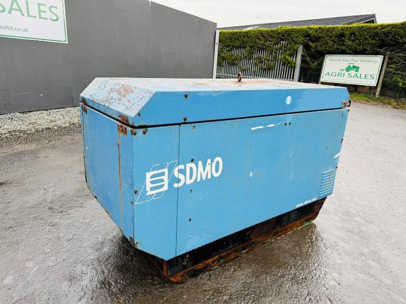 SDMO 10KVA GENERATOR*C/W 3 CYLINDER MITSUBISHI ENGINE*VIDEO*