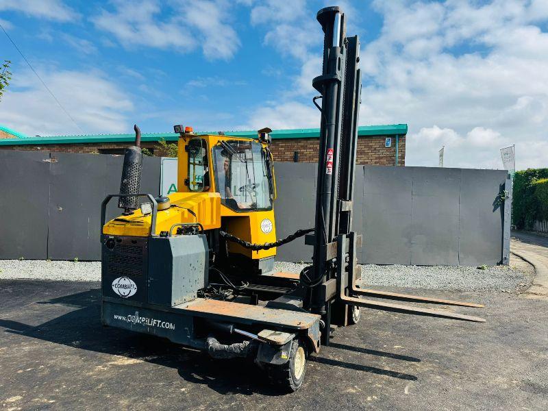 COMBILIFT 4000 DIESEL TRUCK MOUNTED FORKLIFT*C/W FORK POSITIONER*VIDEO*