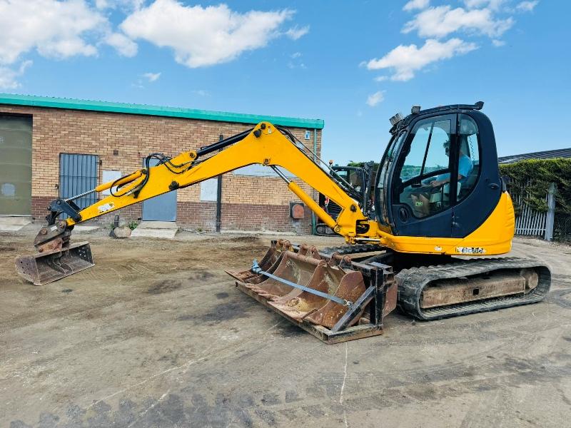JCB 8080 EXCAVATOR*C/W BUCKETS*YEAR 2011*5979 HOURS*VIDEO*