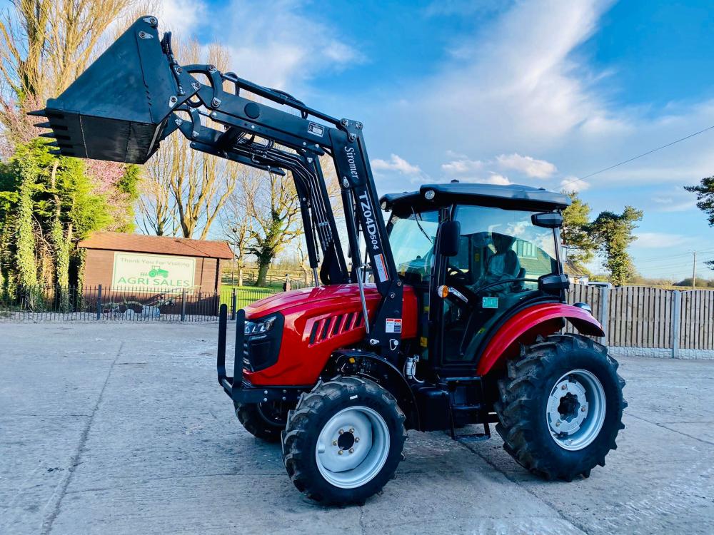 BRAND NEW SIROMER 504 4WD TRACTOR * YEAR 2023 * WITH SYNCHRO CAB AND LOADER 