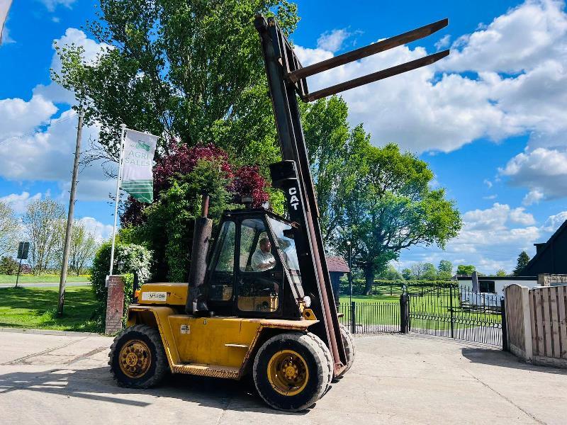 CATERPILLAR V180B DIESEL FORKLIFT C/W 2 STAGE MAST *VIDEO*