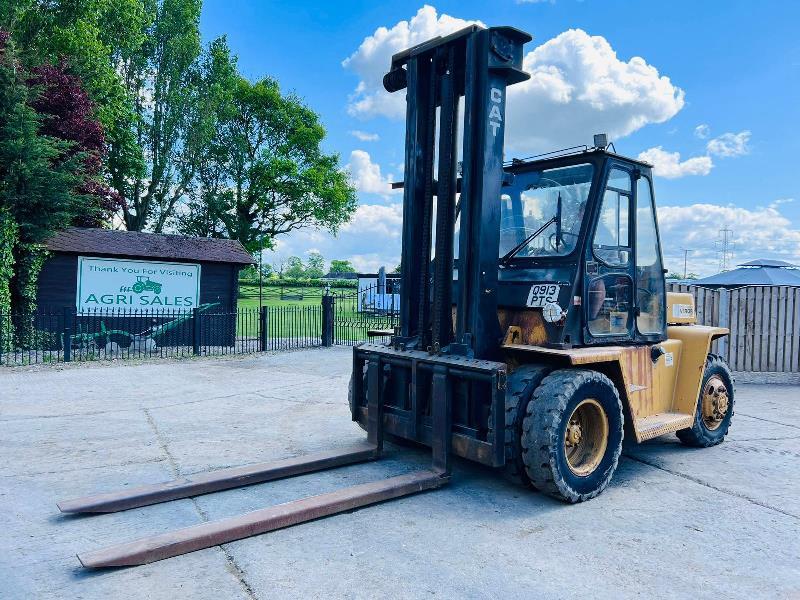 CATERPILLAR V180B DIESEL FORKLIFT C/W 2 STAGE MAST *VIDEO*