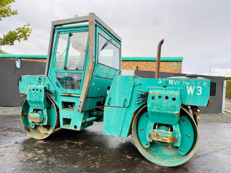 BOMAG BW164AD DOUBLE DRUM ROLLER*C/W TARMAC CUTTER*VIDEO*