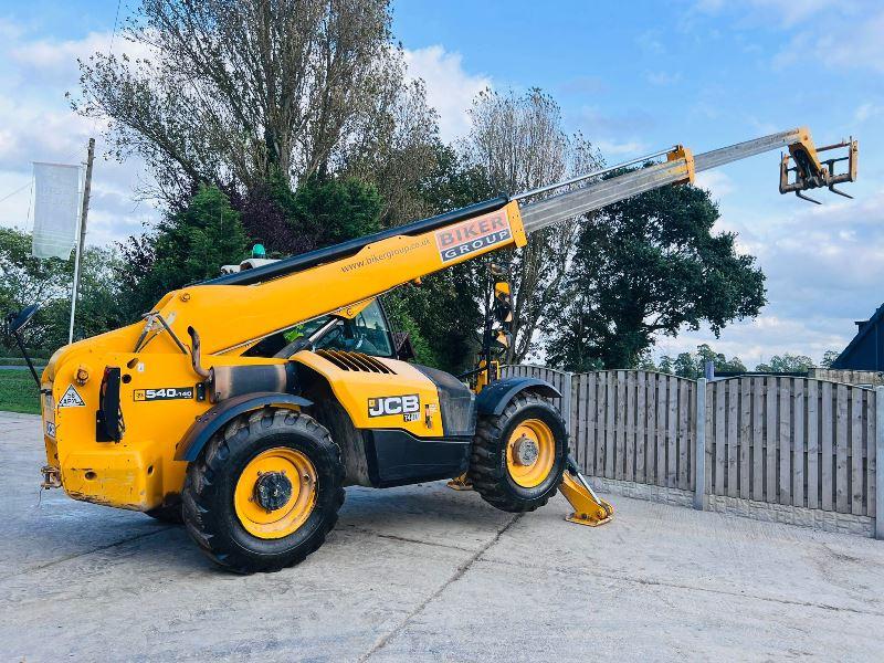 JCB 540-140 HI VIZ 4WD TELEHANDLER *YEAR 2017, 14 METER REACH* C/W TINES *VIDEO*
