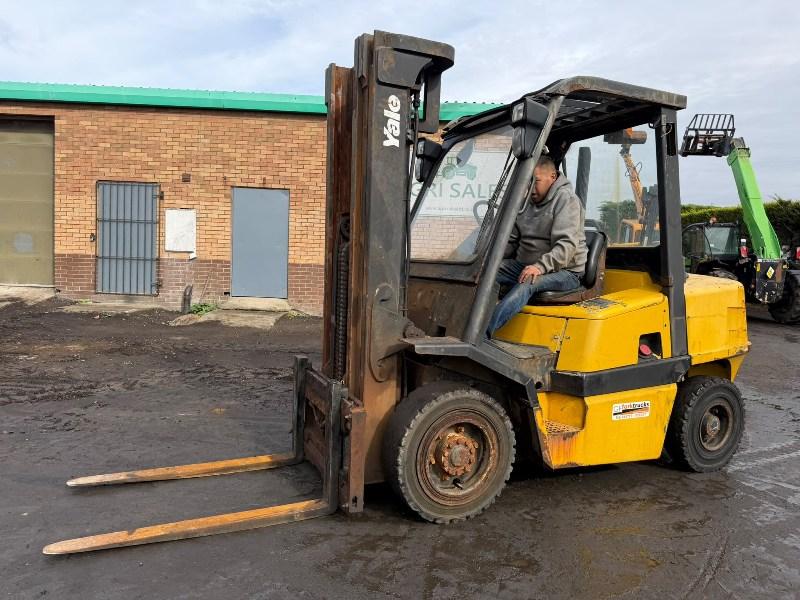 YALE GDP40LJ FORKLIFT*C/W PALLET TINES*VIDEO*
