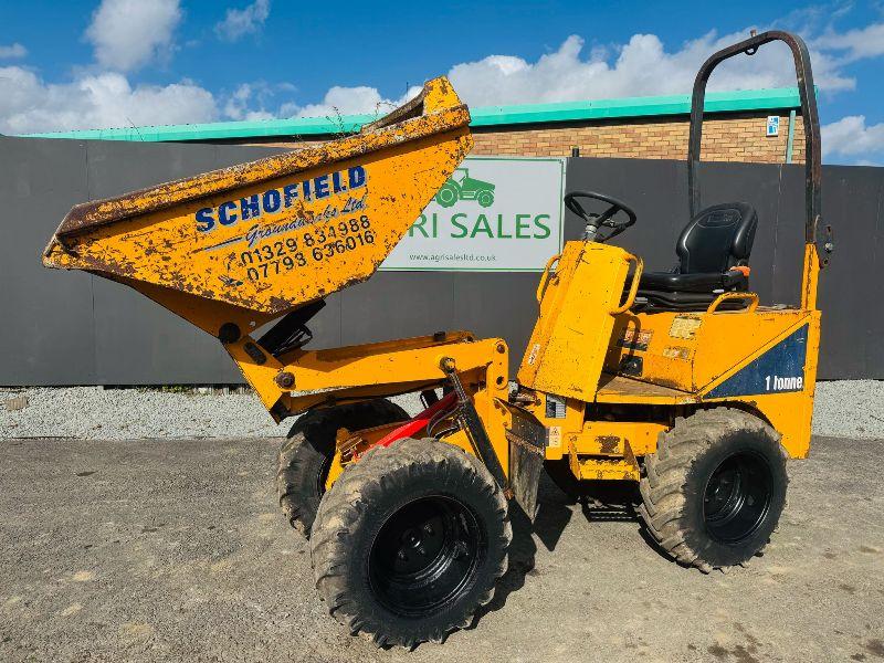 THWAITES 1 TONNE HIGH TIP DUMPER *C/W YANMAR ENGINE*