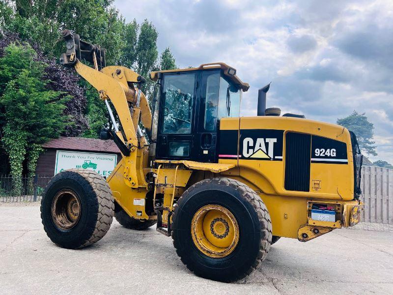 CATERPILLAR 924G 4WD LOADING SHOVEL C/W QUICK HITCH *VIDEO*