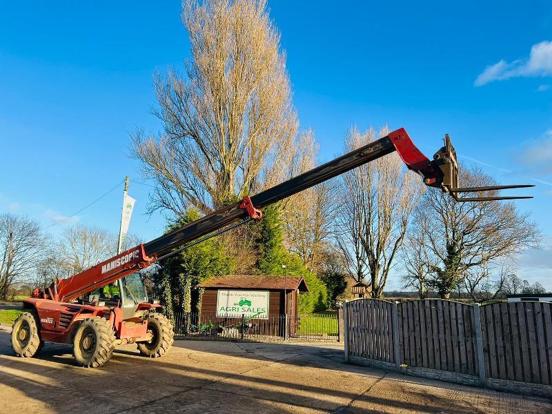 MANITOU MT1240 4WD TELEHANDLER * 12 METER * C/W PALLET TINES *VIDEO*