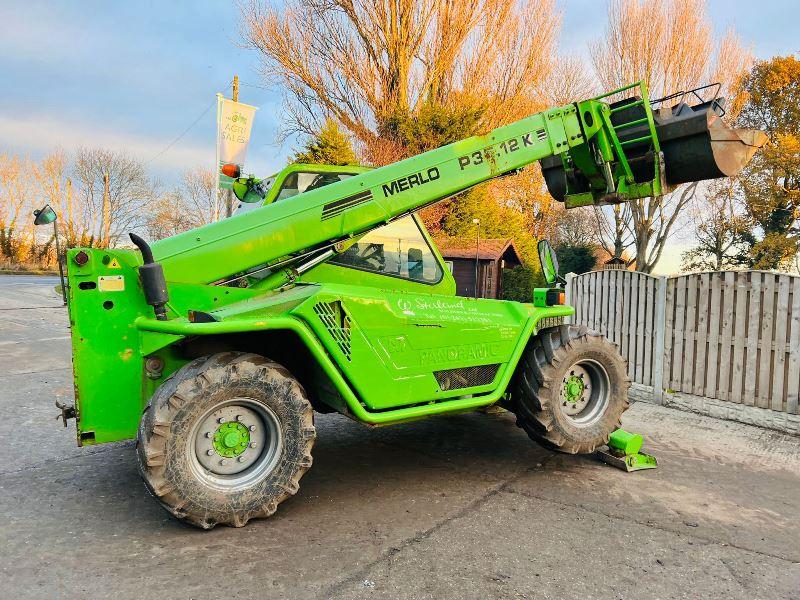 MERLO P35.12K 4WD TELEHANDLER C/W PALLET TINES