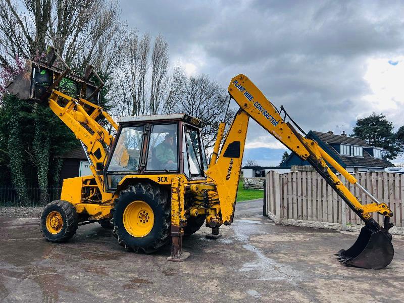 JCB 3CX PROJECT 7 4WD BACKHOE DIGGER C/W EXTENDING DIG *VIDEO*